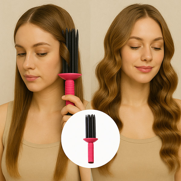 Krtača za kodranje las brez toplote | CURLVIA