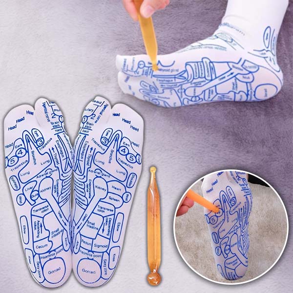 Aktivirajte točke zdravja – refleksološke nogavice za vsakodnevno masažo | FEETRA